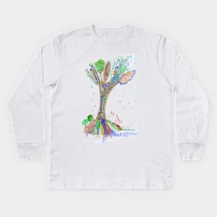 Tree of Life 3 Kids Long Sleeve T-Shirt